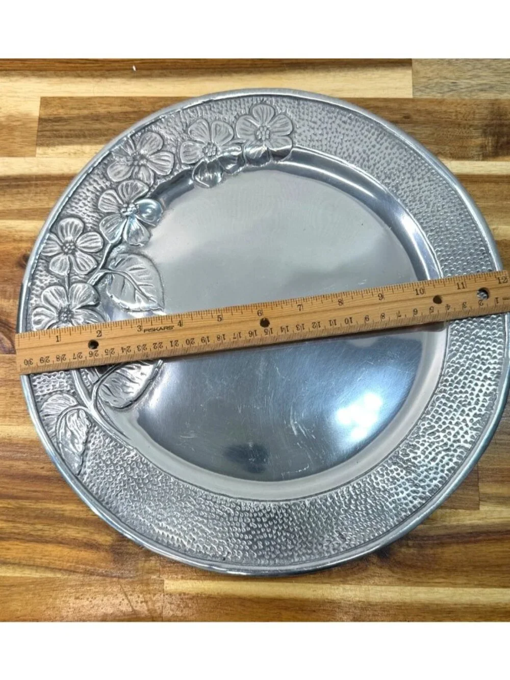 Vintage Mid-Century Modern Chrome Cake Dome and Tray Set.